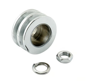 Mr. Gasket Alternator Pulley - Chrome - Double Groove