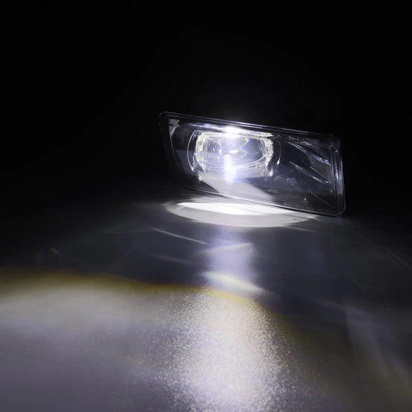 AlphaRex 07-13 Chevrolet Silverado/04-17 Tahoe DoubleTap Dual Color LED Proj Fog Lights - Wt/Ambr