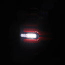 07-13 Chevy Silverado LUXX-Series LED Tail Lights Black-Red-5