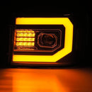 AlphaRex 07-13 GMC Sierra 1500 (No Clsc) LUXX-Series LED Proj HL Chrome w/Actv Lgt & Seq.Sig / DRL-4