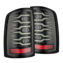 AlphaRex 07-13 GMC Sierra 1500/2500HD/3500HD Luxx Series LED Tail Lights - Alpha Black-1