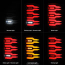 AlphaRex 07-13 GMC Sierra 1500/07-14 2500/3500HD (No Classic/Dually) Luxx-Series LED Tail Lights Blk-2