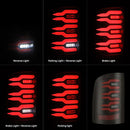 AlphaRex 07-13 GMC Sierra 1500/07-14 2500/3500HD (No Clsc/Dually) Luxx-Series LED Tail Lghts Blk Red-2