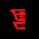 AlphaRex 07-13 Toyota Tundra LUXX-Series LED Tail Lights Black-Red-2