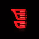 AlphaRex 07-13 Toyota Tundra LUXX-Series LED Tail Lights Black-Red-4
