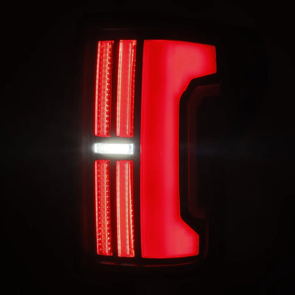 AlphaRex 07-13 Toyota Tundra Nova-Series LED Tail Lights - Black Red