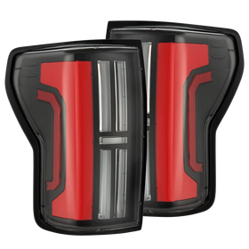 AlphaRex 07-13 Toyota Tundra Nova-Series LED Tail Lights - Black Red