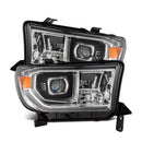 AlphaRex 07-13 Toyota Tundra / 08-17 Sequoia LUXX LED Proj HL Chrome w/Actv Light / Seq. Sig + DRL-1