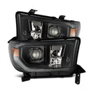 AlphaRex 07-13 Toyota Tundra/08-17 Toyota Sequoia G2 PRO-Series Projector Headlights Alpha-Black-1