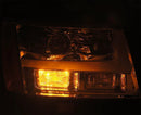 AlphaRex 07-14 Chevrolet Tahoe/Suburban LUXX Series LED Projector headlights Chrome w/DRL/Sequential-3