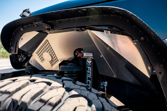 Artec Industries 07-18 Jeep Wrangler JK Front Inner Fenders For Falcon Shocks - Vented