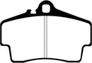 EBC 98-05 Porsche 911 (996) (Cast Iron Rotor only) 3.4 Carrera 2 Redstuff Rear Brake Pads-2