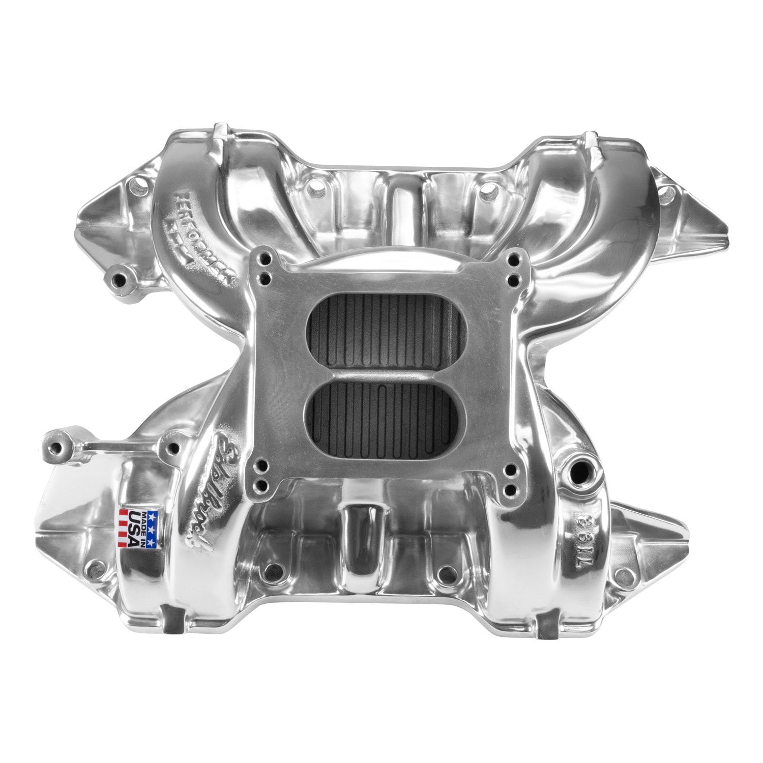 Edelbrock Perf RPM 440 Polished Manifold