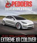 PEDDERS SUSPENSION EXTREME XA COILOVER KIT: 2017–2020 TESLA MODEL 3 AWD-3