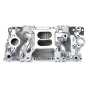 Edelbrock Polished S/B Chevy RPM Air-Gap Manifold-1