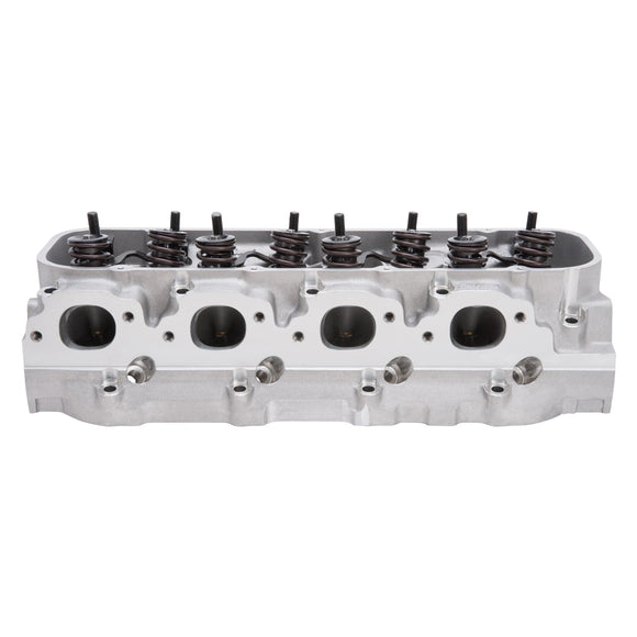 Edelbrock Cyl Head BBC Victor Jr 24 Deg Rect Port 300cc 106cc Combustion Chamber