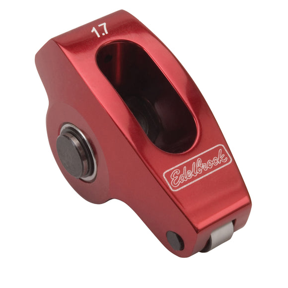 EDELBROCK Red Roller Rockers for Big-Block Chevy 7/16 stud and W 348/409 1.7:1 (Qty 1)