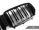 AutoTecknic G05 X5 LCI Dual-Slat Front Grille - Gloss Black-2