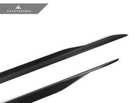 AutoTecknic Dry Carbon Fiber Side Skirt Extension Set - G60 5-Series - 0