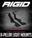 RIGID INDUSTRIES A-PILLAR LIGHT MOUNTING BRACKETS: 2019+ DODGE RAM-1