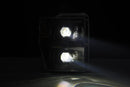 AlphaRex 08-10 Ford F250-550 LUXX-Series LED Projector Headlights Alpha-Blk w/Activ Light/Seq Signal-2