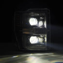 AlphaRex 08-10 Ford F250-550 LUXX-Series LED Projector Headlights Black w/Activ Light/Seq Signal-4