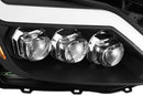 AlphaRex 08-13 Infiniti G37 NOVA LED Proj Headlights Alpha Black w/Activ Light/Seq Signal/Switch DRL-2