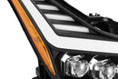 AlphaRex 08-13 Infiniti G37 NOVA LED Proj Headlights Alpha Black w/Activ Light/Seq Signal/Switch DRL-3
