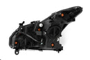 AlphaRex 08-13 Infiniti G37 Coupe SD NOVA LED Proj Headlights Plank Gloss Blk w/Activ Light/Seq Sig-4