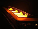 AlphaRex 08-13 Infiniti G37 Coupe SD NOVA LED Proj Headlights Plank Gloss Blk w/Activ Light/Seq Sig-3