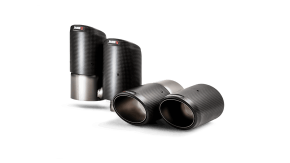 Akrapovic 2018+ Porsche Cayenne V6 (536) Tail Pipe Set (Carbon)