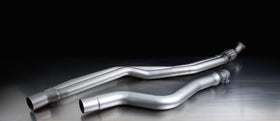 Remus 2012 BMW 3 Series F30/F31 3.0L (N55B30) Axle Back Exhaust w/Frt Section/Blk Chrm Tail Pipe Set
