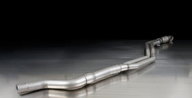 Remus 2014 BMW M235I F22 Coupe 3.0L Sport Centered Exhaust w/Front Section/Blk Chrome Tail Pipe Set - 0