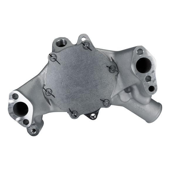 Edelbrock Water Pump for Small-Block Chevy in Satin Finish (Long)