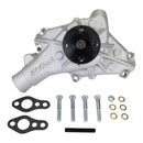 Edelbrock Long Water Pump For Small-Block Chevy, Reverse Rotation, Satin Finish-1