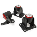 Innovative 98-02 Accord J-Series Black Steel Mounts 75A Bushings (Auto Chassis Auto Trans)-1