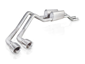 Stainless Works 2004-08 F150 5.4L Exhaust 2-1/2in Chambered Mufflers Under Bumper Exit