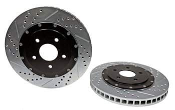 Baer EradiSpeed+ Fits 2006-09 Cadillac XLR-V (Does Not Fit XLR) & 2005-13 Chevy Corvette Z51 w/J55 Brake Package (Does Not Fit Base, Grand Sport or Z06)