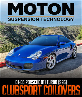 MOTON SUSPENSION 2-WAY CLUBSPORT COILOVERS: 2001–2005 PORSCHE 911 TURBO (996) - 0