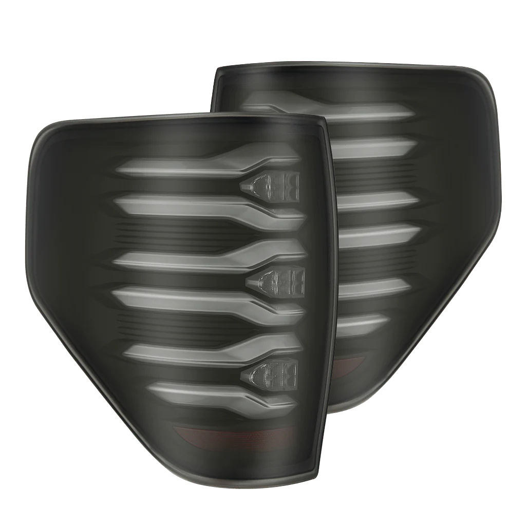 09-14 Ford F150 LUXX-Series LED Tail Lights Black