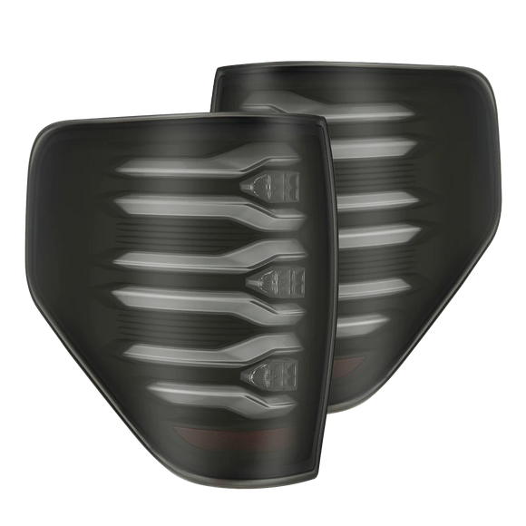 09-14 Ford F150 LUXX-Series LED Tail Lights Black