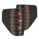 09-14 Ford F150 LUXX-Series LED Tail Lights Black-Red-1