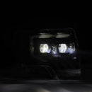 AlphaRex 09-14 Ford F-150 LUXX LED Proj Headlights Plank Style Jet Blk w/Activ Light/Seq Signal/DRL-4