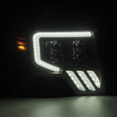 AlphaRex 09-14 Ford F150 NOVA-Series LED Prj. Headlights Black w/Activ Light & SeqSig /SB DBL-3