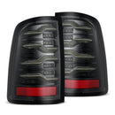 AlphaRex 09-18 Dodge Ram Luxx-Series LED Tail Lights Alpha-Black w/ Activation Light & Seq. Signal-1