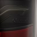 AlphaRex 09-18 Dodge Ram Luxx-Series LED Tail Lights Alpha-Black w/ Activation Light & Seq. Signal-15
