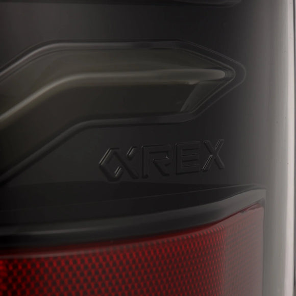 AlphaRex 09-18 Dodge Ram Luxx-Series LED Tail Lights Alpha-Black w/ Activation Light & Seq. Signal