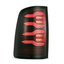 AlphaRex 09-18 Dodge Ram Luxx-Series LED Tail Lights Alpha-Black w/ Activation Light & Seq. Signal-6