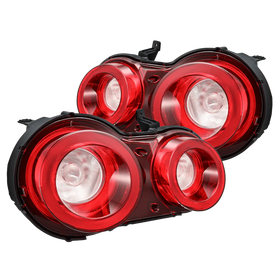 Alpharex 09-25 Nissan GT-R Nova-Series LED Tail Lights - Red Clear