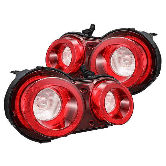 Alpharex 09-25 Nissan GT-R Nova-Series LED Tail Lights - Red Clear
